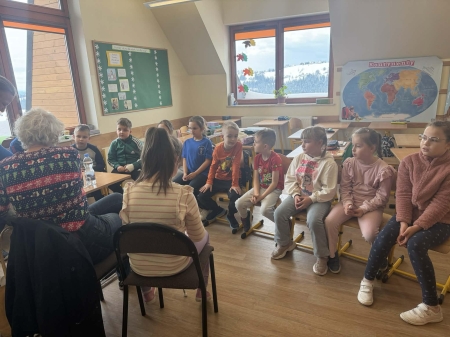 Zajęcia  o funkcjonowaniu osób z niepełnosprawnością wzroku. z panią Barbarą Sowińską